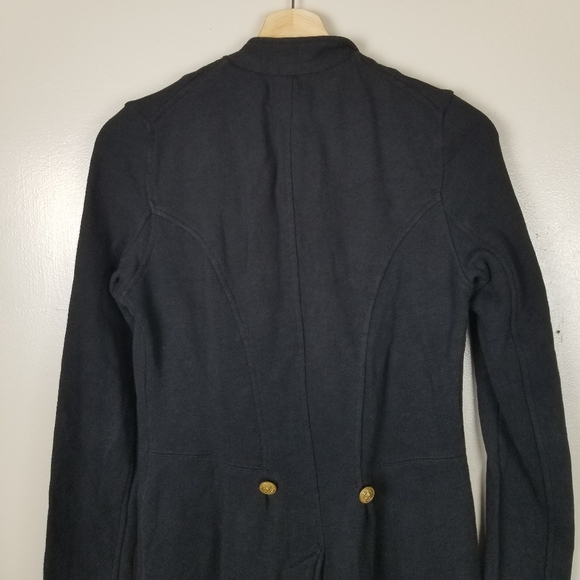 RALPH LAUREN Denim & Supply Double Breasted Knit Military Jacket Coat US S - Picture 5 of 13